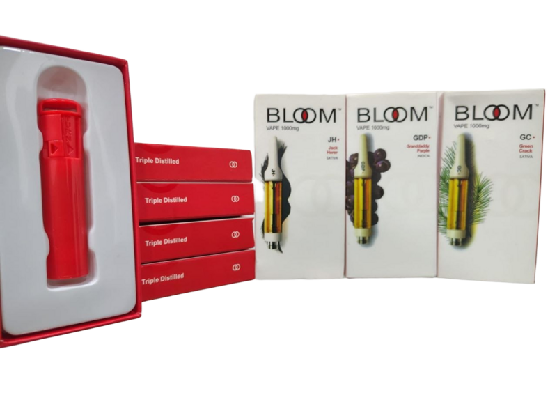 Presentación de Bloom Vape 1000mg